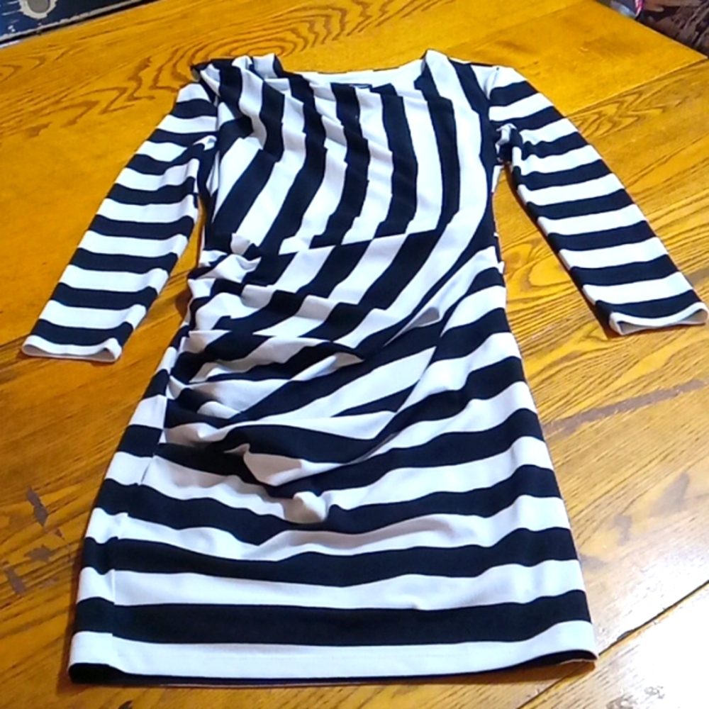 JUICEY COUTRE Womens Dress XS EXTRA SMALL BLACK WHITE Preowned USED Party zz